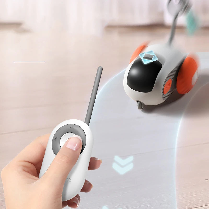 Electric Cat Toys | Remote Control | Sports Car Teaser Stick | Self-Help Boredom Reliever | Indoor Cat Interactive Toy | Smart Cat Toys | Pet Supplies