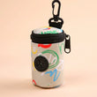 Hangable Dog Poop Bag Dispenser with Zipper – Portable, Lightweight Waste Bag Holder for Dog Walking, Cute & Convenient