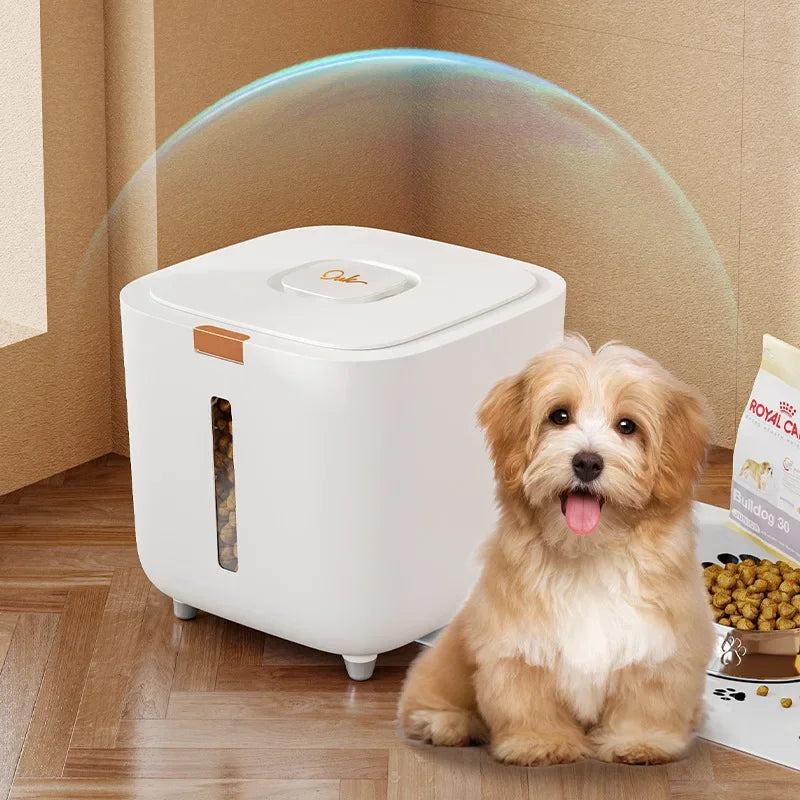 Large Pet Food Storage Barrel – Airtight & Moisture-Proof Container for Dog, Cat & Small Animal Food
