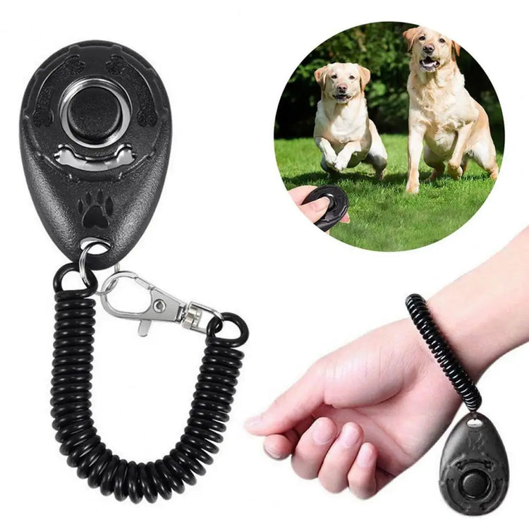 Dog Training Clicker with Adjustable Wrist Strap | Portable Pet Trainer Tool