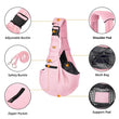 Adjustable Pet Carrier Sling Bag – Soft, Breathable Shoulder Tote for Small Dogs & Cats
