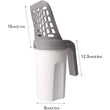 Cat Litter Scoop | Shovel for Pet | Filter Clean Toilet Garbage Picker | Holder Integrated Detachable | Pet Supplies with Refill Bag