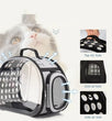 Cat/Dog Carrier Bag – Transparent, Breathable, Portable Travel Tote for Cats, Dogs & Rabbits