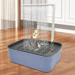 Parrot Automatic Bathtub | Bird Bath - Circulating Water Shower / Parrot Circulation Shower - Pet Bird Bathtub - Bird Cleaning Bath Tub