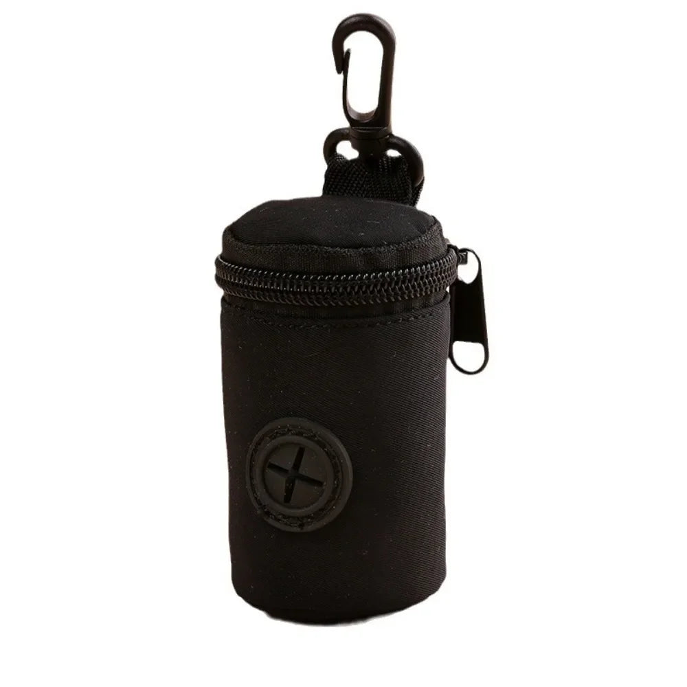 Hangable Dog Poop Bag Dispenser with Zipper – Portable, Lightweight Waste Bag Holder for Dog Walking, Cute & Convenient
