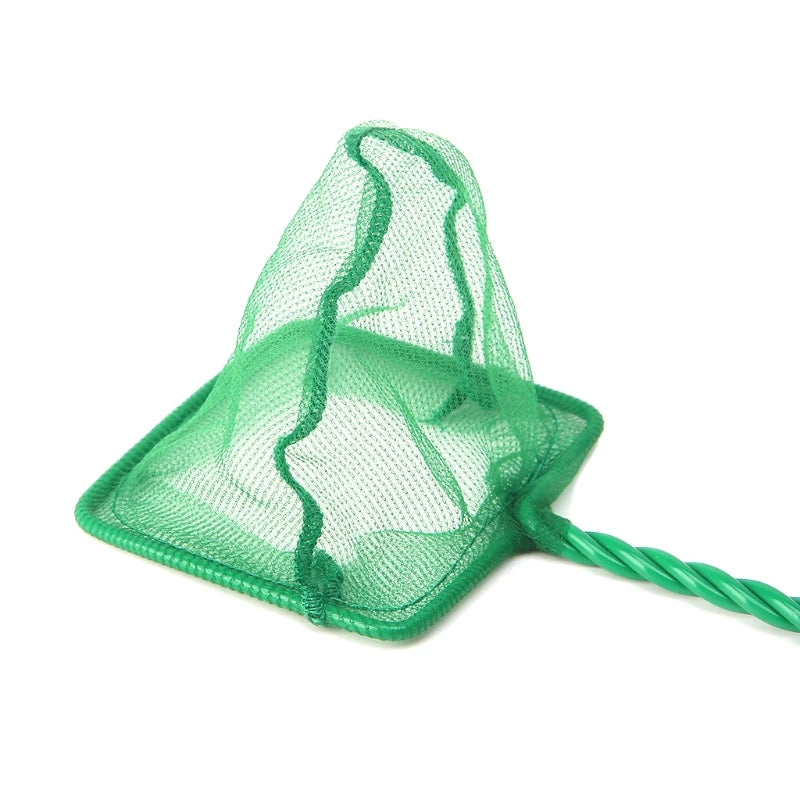 2025 New Aquarium Fish Net 3"  Fine Mesh Skimmer Filter for Small Fish Tank Catch Net with Comfortable Handle