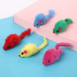 5PCS Plush Simulation Mouse Cat Toys | Pet Teasing Interactive Toys | Colorful Cat Fun Mouse Toys | Gifts | Pet Supplies
