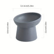 Ceramic Raised Cat Food Bowls | Tilted Elevated Cat Food Bowl Stress Free Backflow Prevention | Microwave Safe Dishwasher