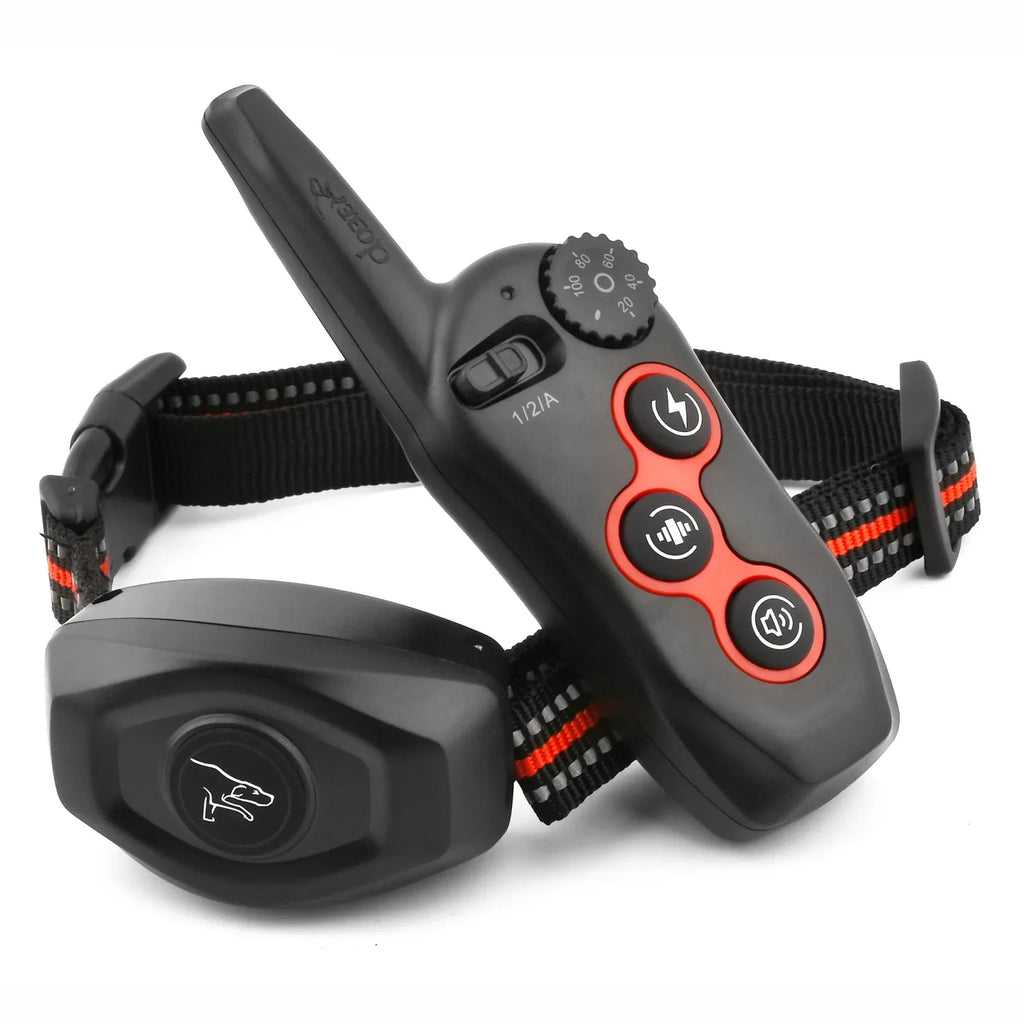 2-in-1 Dog Training & Anti-Bark Collar – Remote Control Shock Collar with Beep, Vibration & Static Modes