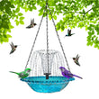 Bird Bath With Fountain Water Fountains Solar Powered Hummingbird Bath Bowl Sturdy Outdoor Bird Feeder Decorative Bird Baths