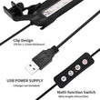 LED Aquarium Light with Timer – Full Spectrum USB Fish Tank Lamp for Aquatic Plants