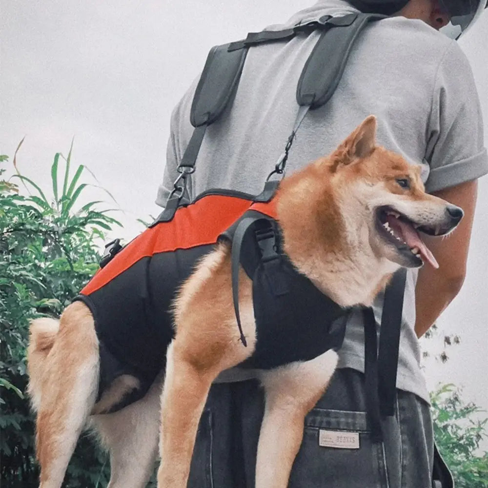 Horizontal Dog Backpack Carrier – Breathable Mesh Pet Travel Bag for Small Dogs, Hands-Free Outdoor Hiking & Cycling