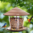 Bird Feeder | Automatic Foot Feeding Tool | Outdoor Bird Feeder Hanging Nut Feeding Multiple Hole Dispenser Holder Food Container