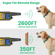 Waterproof Electric Dog Training Collar with Remote – Rechargeable Anti-Bark Device for All Dog Sizes