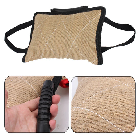Durable Dog Tug Toy with Rope Handles for Training & Chewing Exercise