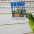 1pcs Bird Parrot Feeder – Cage Hanging Basket for Fruits & Vegetables | Plastic Cage Accessory for Budgies, Parakeets & Small Birds