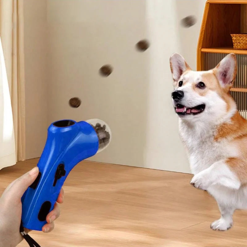 Pet Treat Launcher | Portable Interactive Dog Training Dispenser Toy