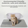 Cat Litter Mat - Double Layer | Cat Litter Box Waterproof Mat | Non-slip Sand Cat Pad | Foldable Washable Mat | Pet Clean Supplies