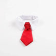 Gift Pet Dog/Cat Formal Necktie | Tuxedo Bow Tie - Black and Red Collar for Dog/Cat | Pet Accessories for Wedding, Holiday, and Party