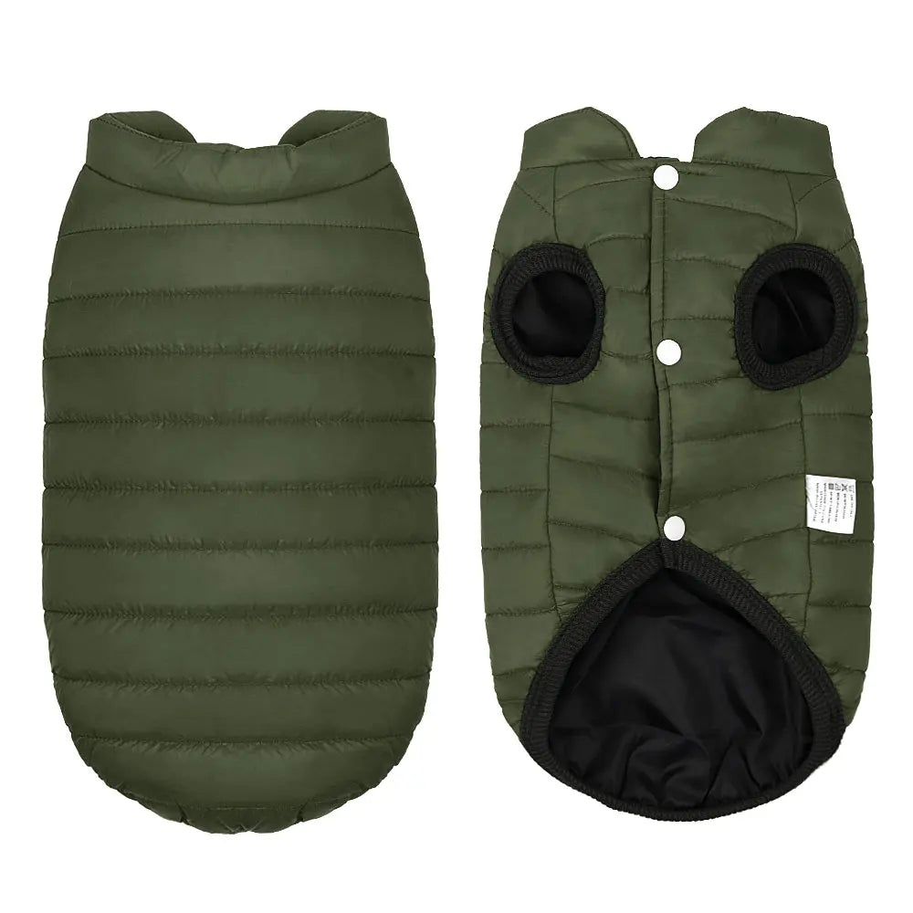 Winter Clothes for Cats & Dogs | Warm Down Jacket Vest | Lightweight Windproof Coat for Small/Medium Pets