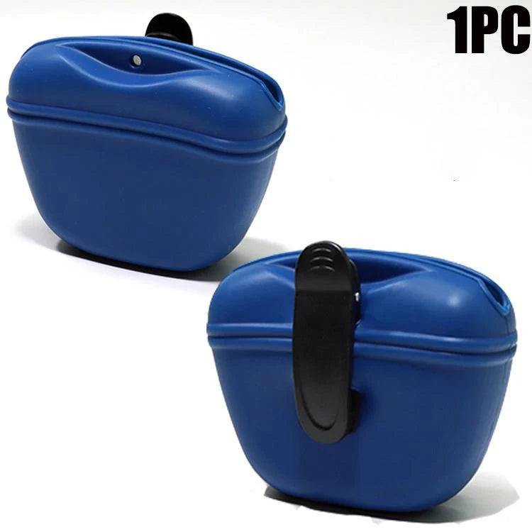 Silicone Dog Training Treat Bag – Magnetic Closure, Clip-On Design, Easy Access
