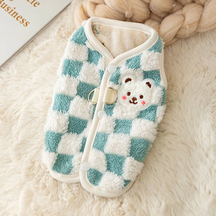 Winter Warm Hairless Cat Clothes | Buckle Cardigan Sweater For Sphynx, Ragdoll, Siamese & Persian Cats