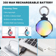 2 Pack LED Dog Collar Lights – USB Rechargeable, Luminous Safety Pendant for Night Walking