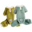 Fleece Warm Pet Clothes Winter Dog Jumpsuit Pajamas for Small Dogs Pomeranian Clothing Puppy Nightshirt Cat Overalls Pijamas