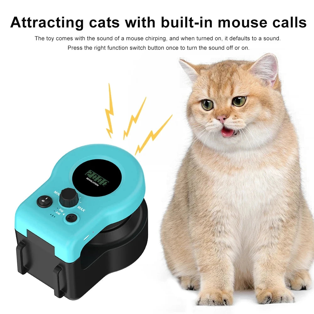 Cat Running Wheel Interactive Toy – Adjustable Speed Treadmill for Indoor Cats