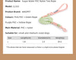 Cute Candy Style Nylon Dog Collar – Waterproof, Reflective, and Customizable