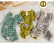 Fleece Warm Pet Clothes Winter Dog Jumpsuit Pajamas for Small Dogs Pomeranian Clothing Puppy Nightshirt Cat Overalls Pijamas
