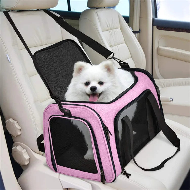 Airline Approved Soft-Sided Pet Carrier Backpack for Small Dogs and Cats