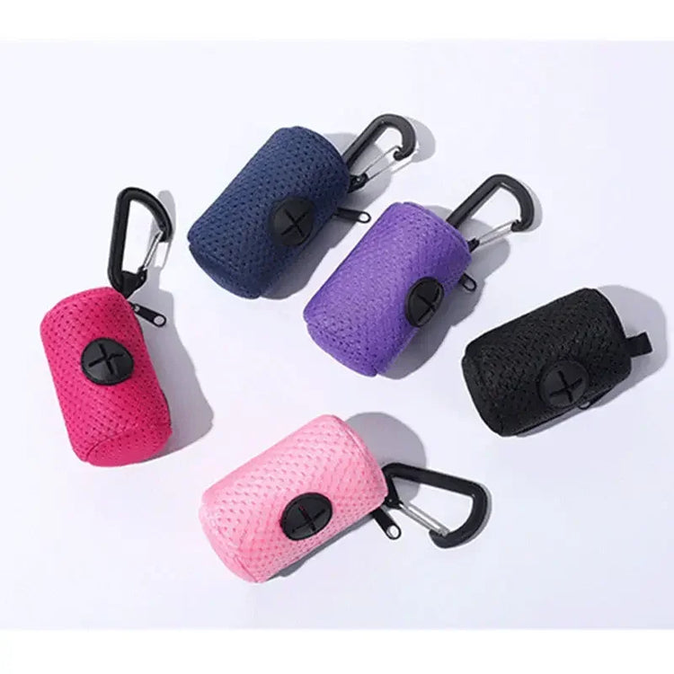 Portable Dog Poop Bag Dispenser – Stylish Pet Waste Bag Holder for Clean Walks