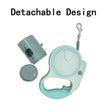Retractable Dog Leash with LED Light and Waste Bag – 5M Durable Nylon Rope
