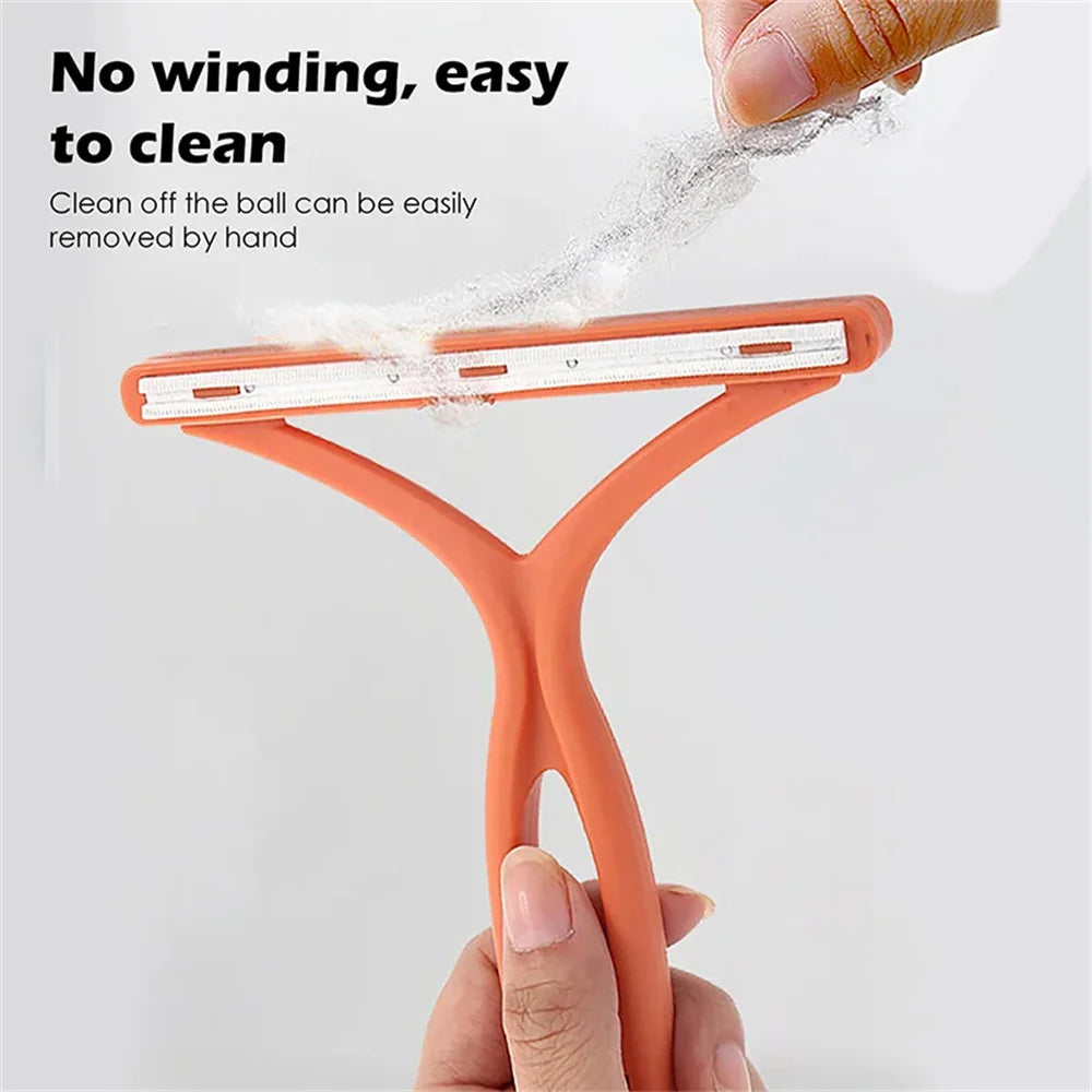 Double Sided Pet Hair Remover Cat Dog Lint Remover 2 in1 Clean Tool Sweater Cleaner Fabric Shaver Scraper For Clothes Carpet