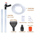 Press-Type Aquarium Water Change Pump with Gravel Cleaner & Glass Scraper