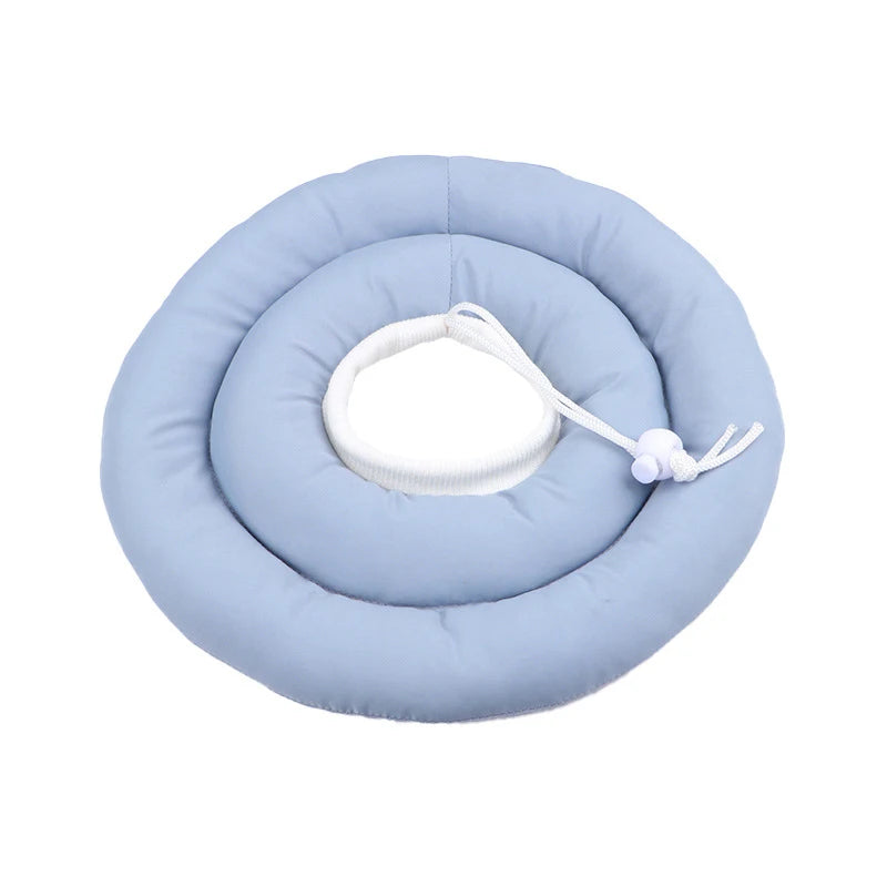Adjustable Soft Donut Elizabethan Collar – Protective Cone for Dogs