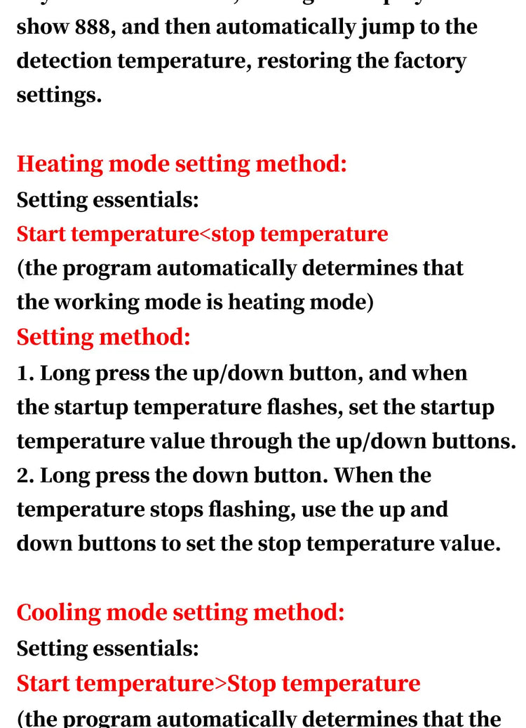 Digital Temperature Controller W3001 – 12V/24V/110V/220V Thermostat with LED Display for Aquarium, Incubator, Heater