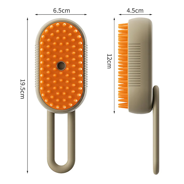 Pet Steam Brush | Cat Dog Cleaning | Steamy Electric Spray Massage Comb | 3 In 1 Hair Removal | Grooming Supplies | Pet Accessories
