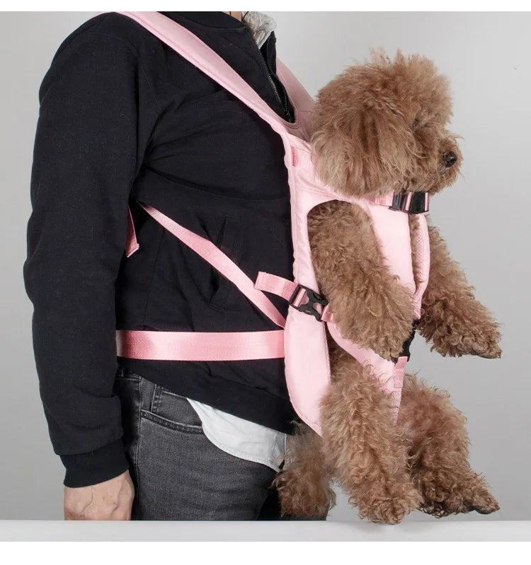 Chest Pet Bag Large Dog Backpack – Convenient and Comfortable Carrier for Medium Breeds