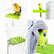 Bird Cage Heated Perch Platform – Snuggle-Up Parrot Warmer with Anti-Bite Cord | Automatic Bird Heater for Budgies & Small Cage Birds