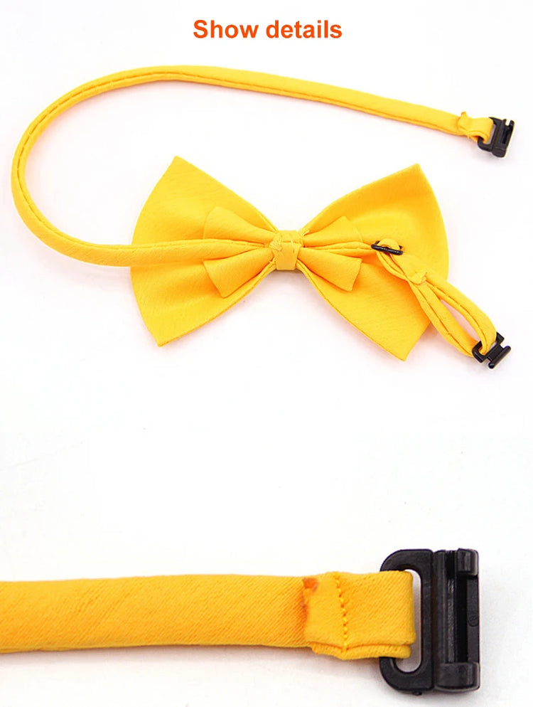 Pet Dog/Cat Necklace Formal Necktie |Adjustable Bow Tie Portable Collar, Suit For Small Medium Dog/Cat