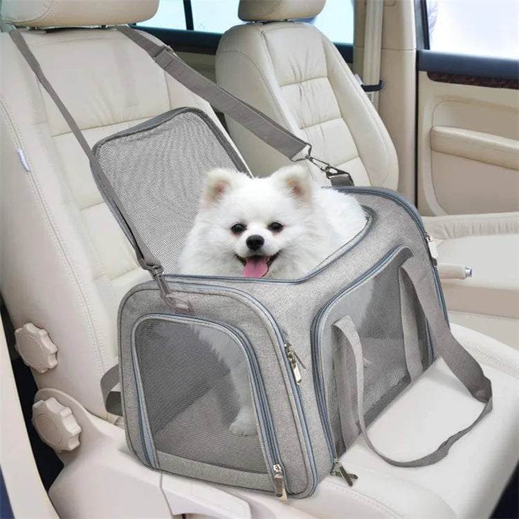 Airline Approved Soft-Sided Pet Carrier Backpack for Small Dogs and Cats