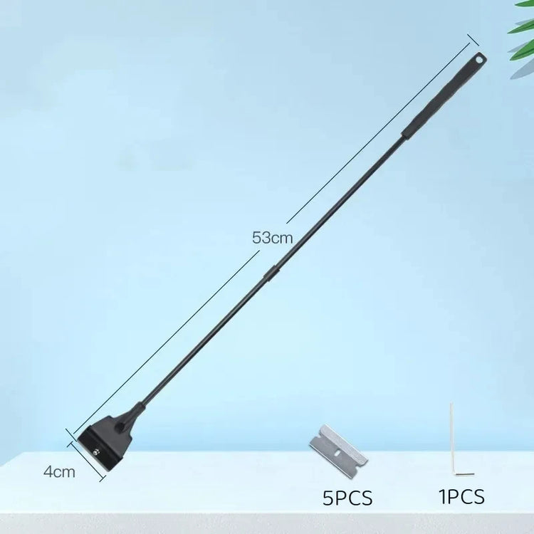 Aquarium Algae Scraper – Dual-Use Fish Tank Cleaning Tool with Non-Slip Handle