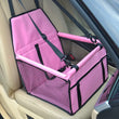 Foldable Dog Car Seat Carrier – Breathable Travel Bag for Small Dogs (40×30×25cm)