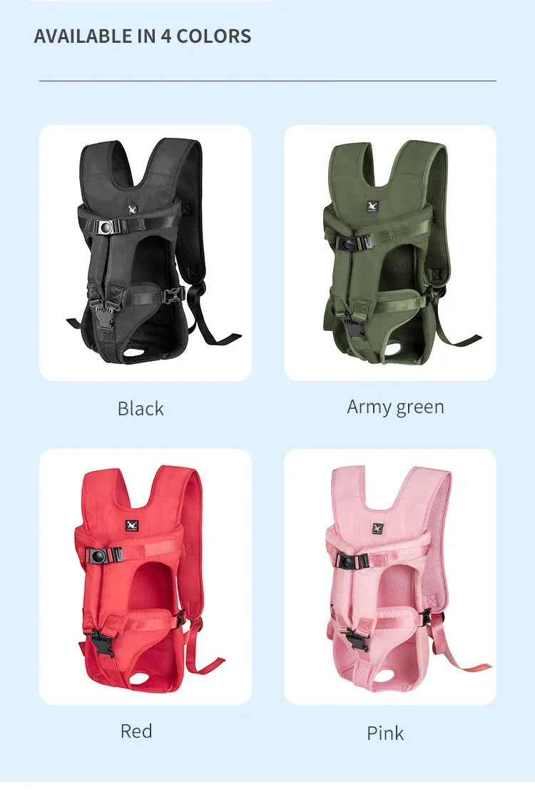 Pet Backpack Carrier | Cat Dog Front Travel Bag | Small Medium Dogs | Puppy Travel Backpack | Mochila Para Perro