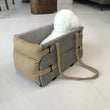 Portable Dog Car Seat Booster for Small Dogs and Cats – Soft, Comfortable Travel Carrier with Safety Straps