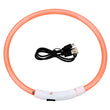 LED USB Rechargeable Dog Collar – Adjustable, Glowing Safety Collar for Pets
