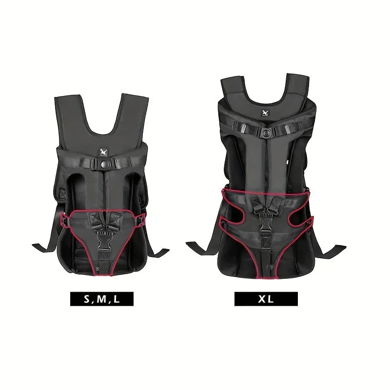 Chest Pet Bag Large Dog Backpack – Convenient and Comfortable Carrier for Medium Breeds