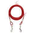 Heavy-Duty Double Dog Leash – Durable Steel Wire, Chew-Resistant, Quick Release